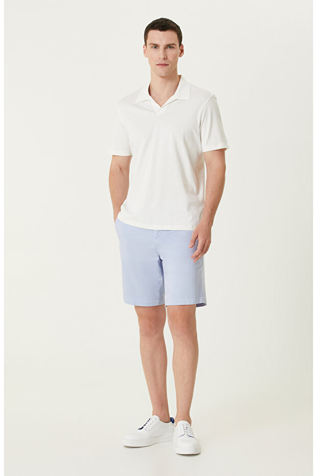 Buz Mavisi Şort - 1
