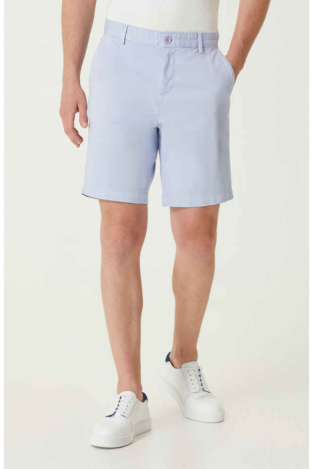 Buz Mavisi Şort - 2