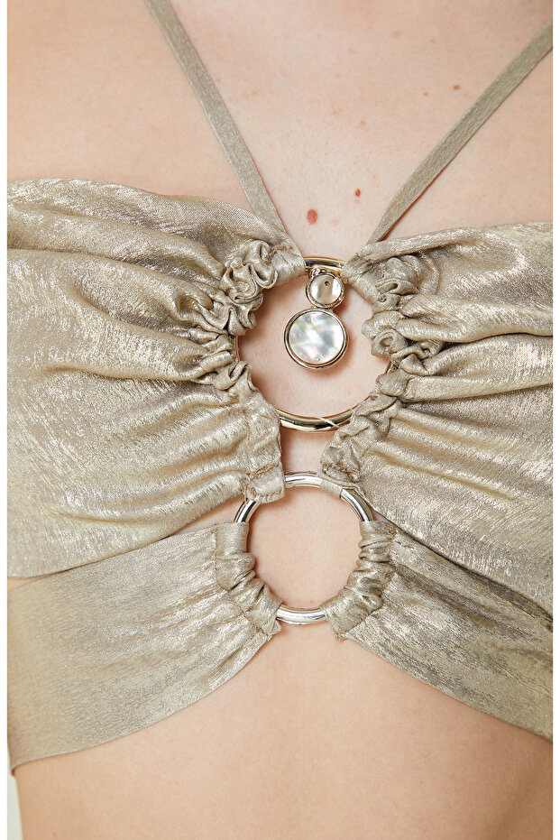 Limited Gold Büstiyer - 5