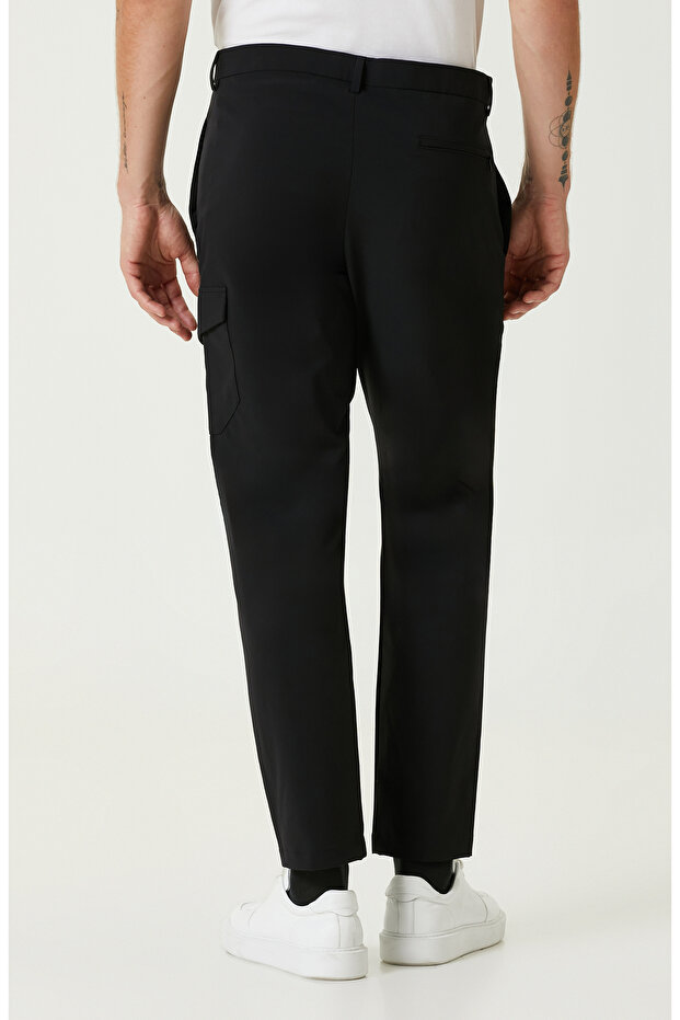 Siyah N Tech Kargo Pantolon - 3