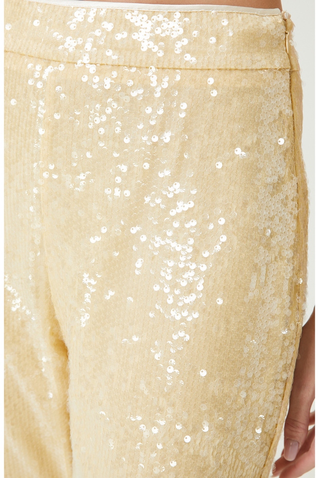 Açık Sarı Pantolon - 5