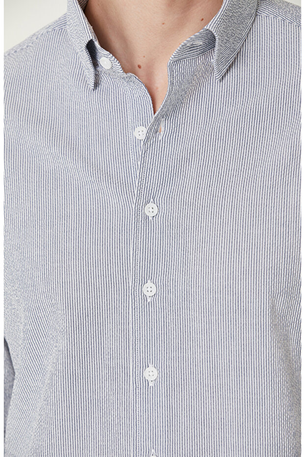 Lacivert Gömlek - 7