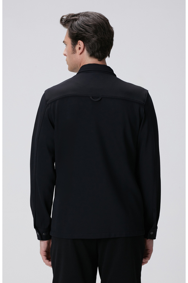 N-Tech Siyah Dış Gömlek - 5