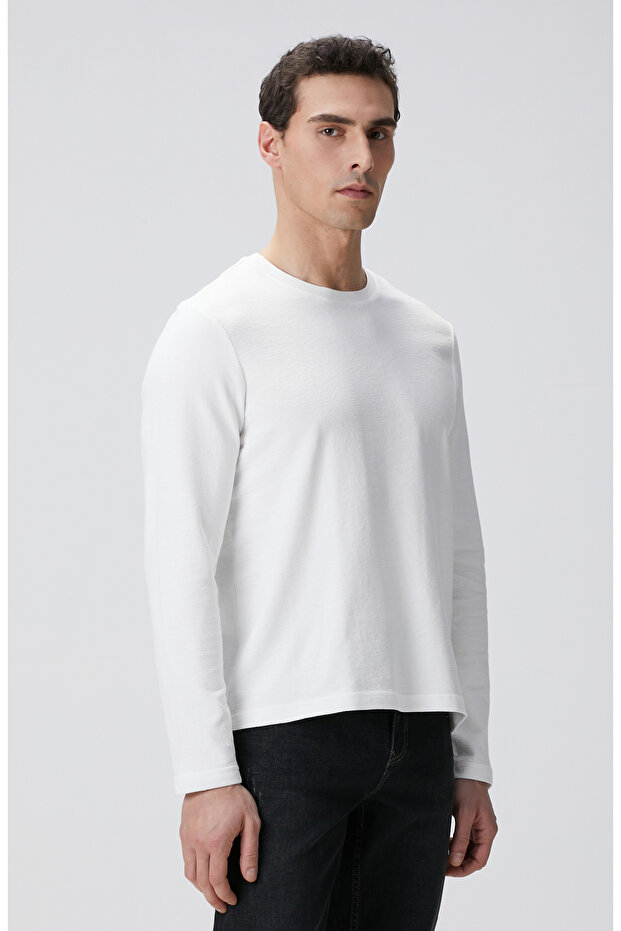 Kırık Beyaz T-shirt - 4