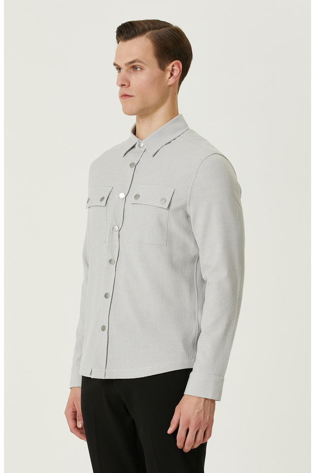 Gri Dış Gömlek - 4