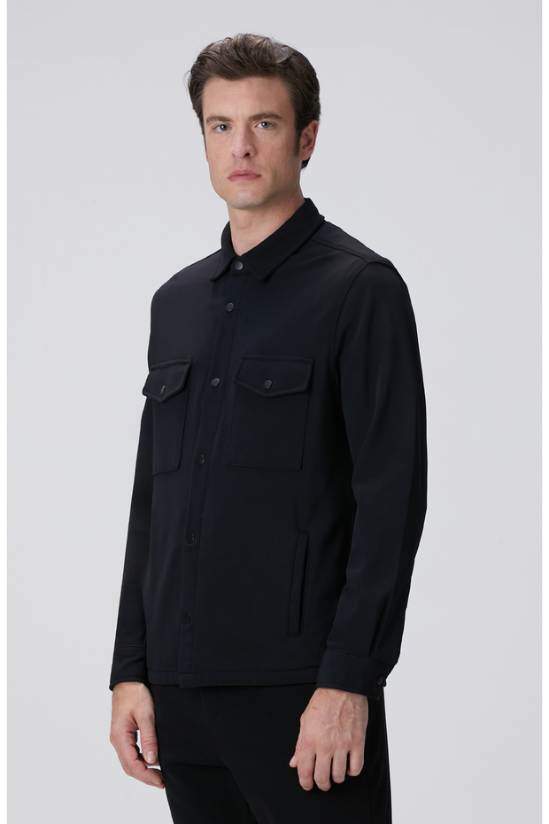 N-Tech Siyah Dış Gömlek - 4