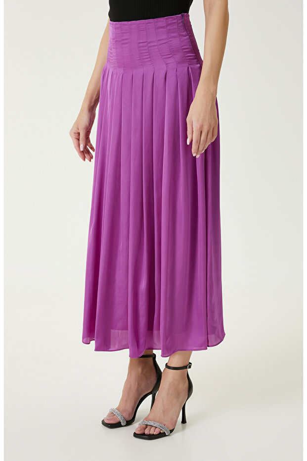 Mor Pileli Maksi Etek - 3