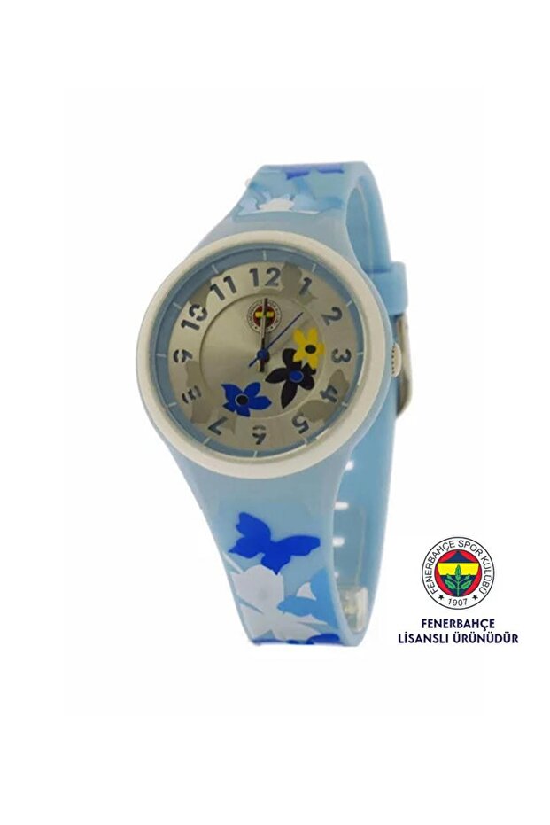 Navy Blue Yellow Blue Wristwatch - HA036U3S53
