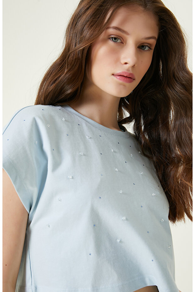Açık Mavi T-Shirt - 2