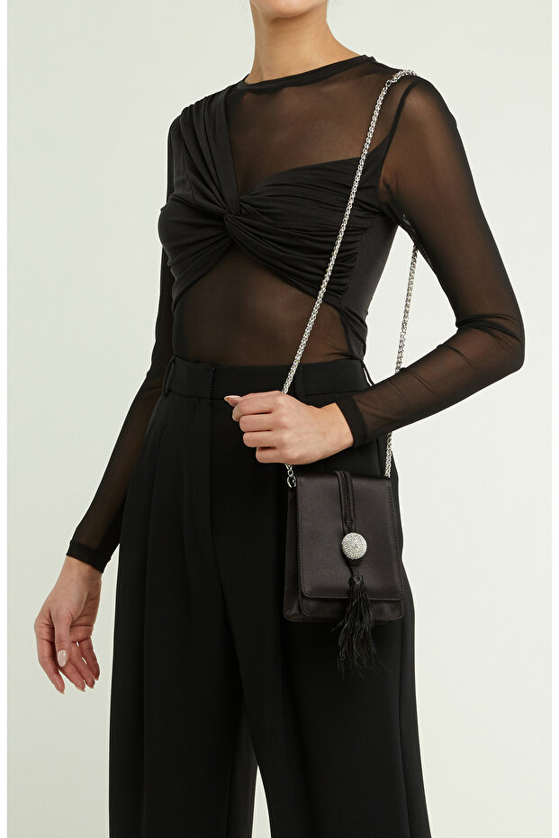 Siyah Kadın Çanta - 5