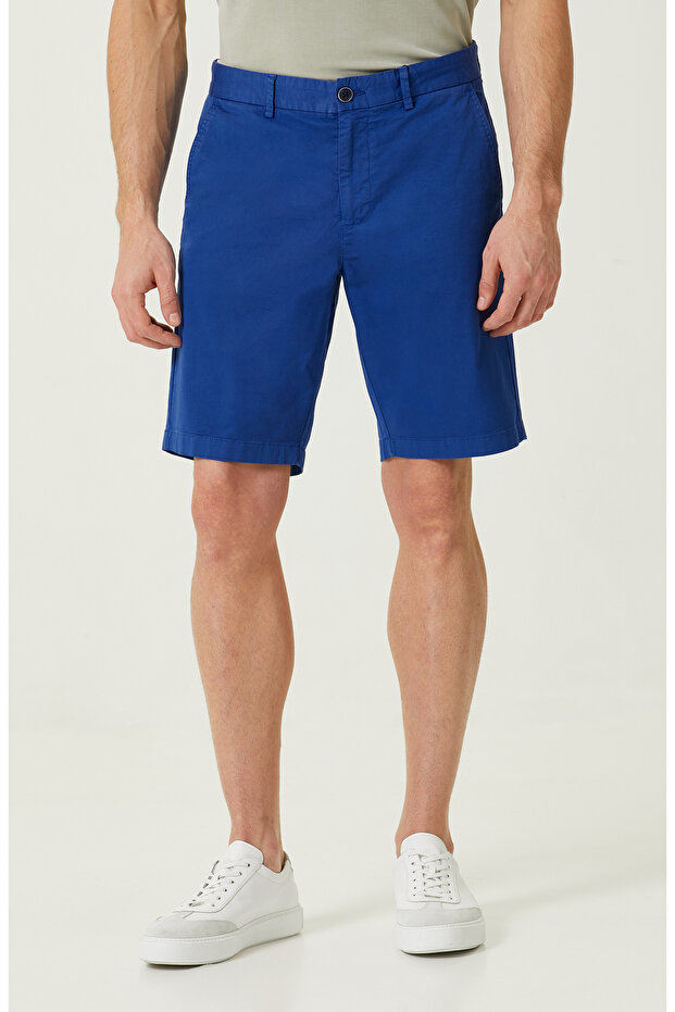 Saks Mavisi Şort - 2