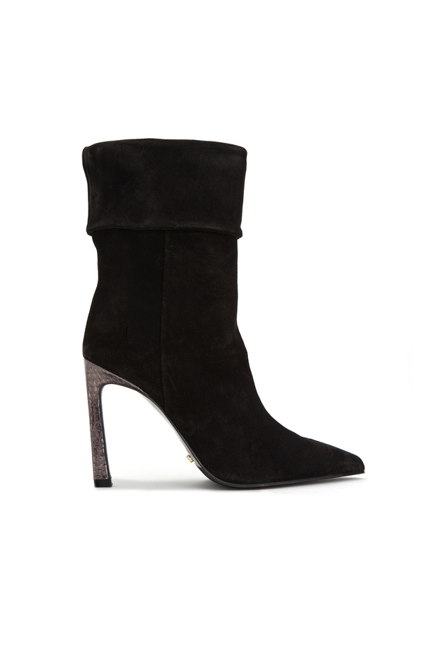 Siyah Kadın Deri Bot - 2