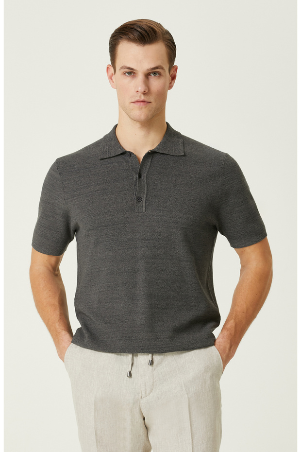 Siyah Antrasit Triko - 1