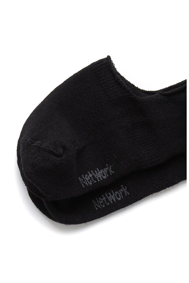 Siyah Antrasit 2li Kadın Bambu Çorap Seti - 2