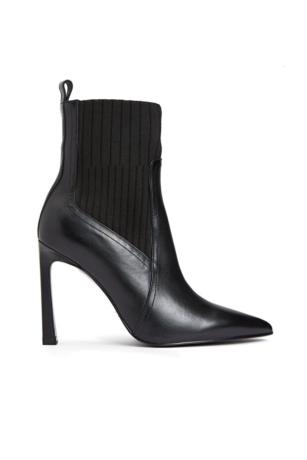 Siyah Kadın Deri Bot - 2