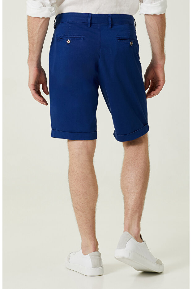 Normal Bel Saks Şort - 3