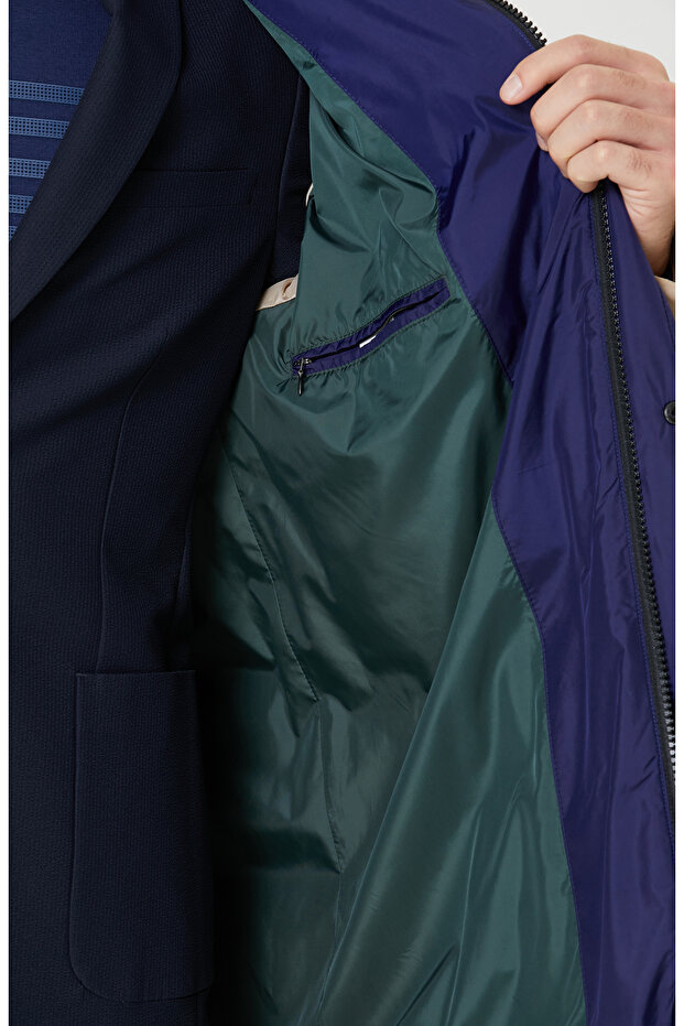 Lacivert Camel Mont - 6