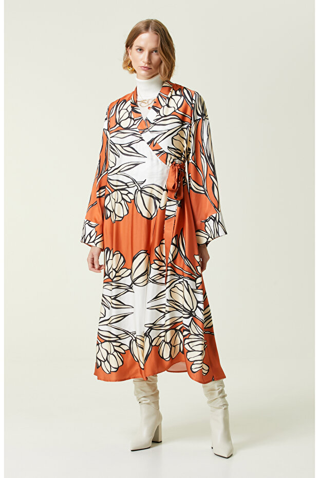 Tarçın Uzun Boy Elbise - 2