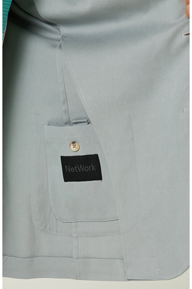 Yeşil Blazer Ceket - 7