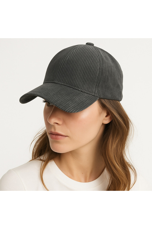 Kadife Fitilli Unisex Spor Şapka – Trend Model - 2