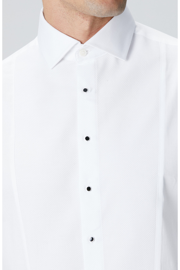 Beyaz Smokin Gömlek - 6