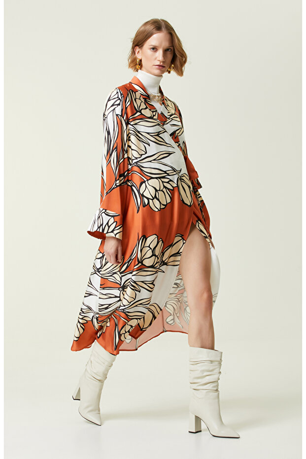 Tarçın Uzun Boy Elbise - 3