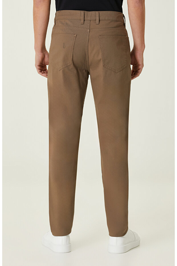 Vizon Diyagonal Casual Pantolon - 3