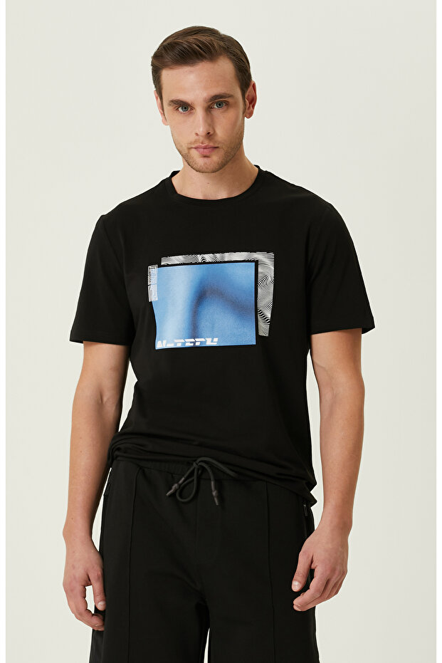 N-Tech Siyah T-Shirt - 1