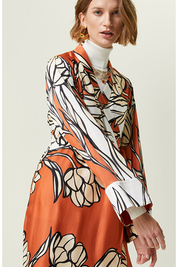 Tarçın Uzun Boy Elbise - 4