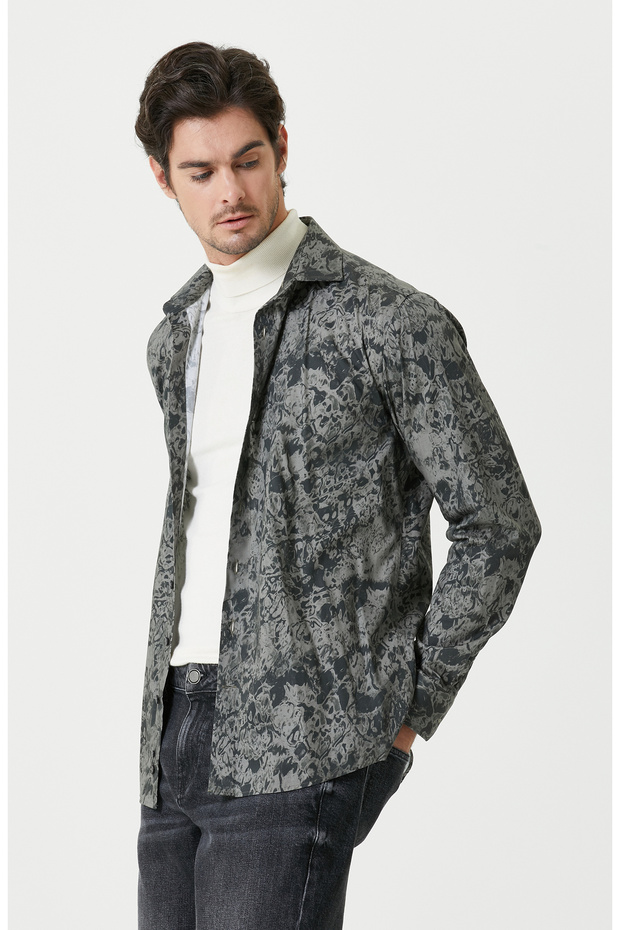 Vizon Siyah Gömlek - 3