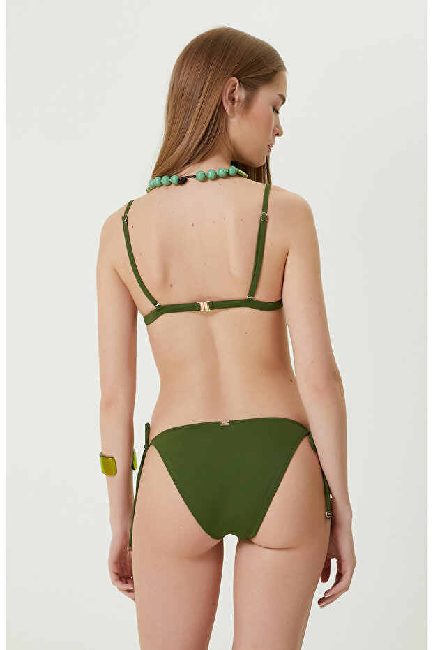 Üçgen Haki Bikini Takımı - 5