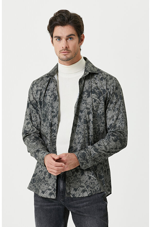 Vizon Siyah Gömlek - 1