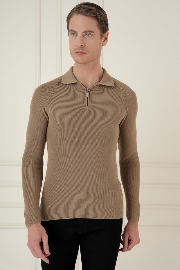 Tr 878 Triko Slim Fit Vizon Basic - 3