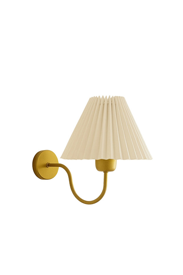 Nore Duvar Apliği Pileli Kumaş Umbrella Başlık - 3