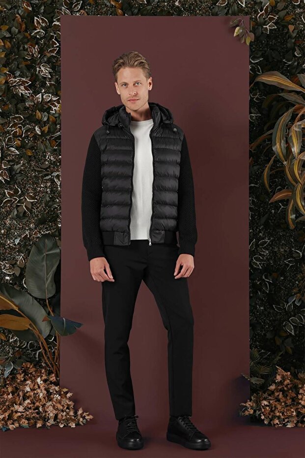 MT 164 Siyah Spor Mont - 1