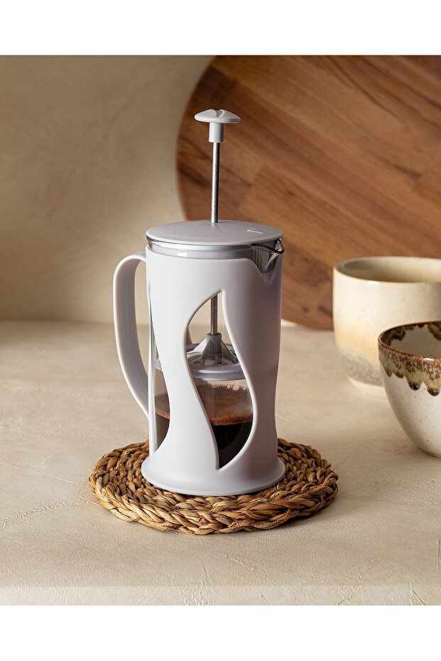 Berthe French Press - Soft Gray - 500 ml 500 Cc Glass
