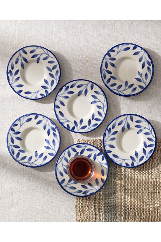 Luxe Bifurquer 6'lı Çay Tabağı Seti - 3