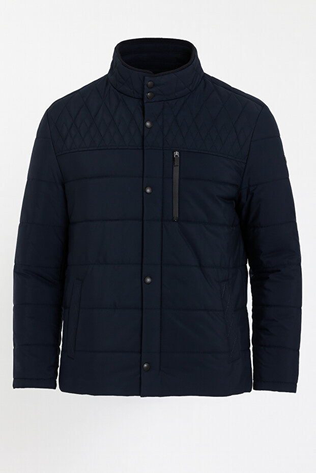 Чоловічий Regular з внутрішніми кишенями, з підкладкою з хутра, можна прати Regular Капітоне Пальто&Пальто - 1