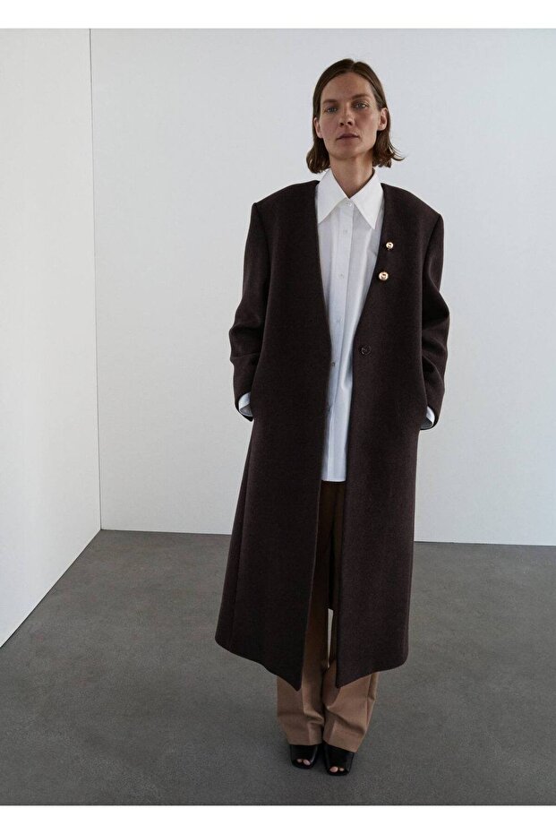 Uzun yün palto - 2