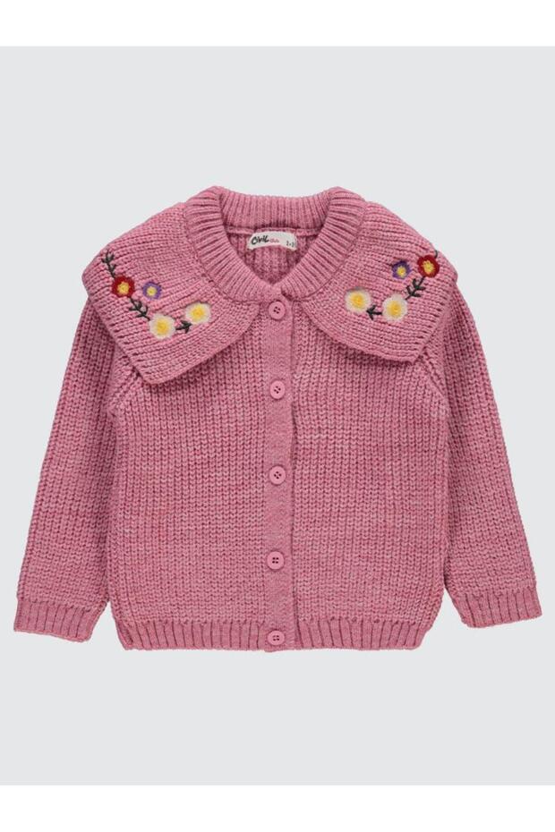 Kız Çocuk Triko Hırka 2-5 Yaş Gül - 2