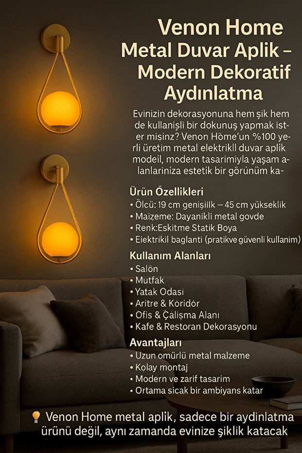 2 Adet Damla Aplik KENT APLİK Pilli Değildir Elektriklidir Su Damlası Duvar Lambası Aydınlatma - 5