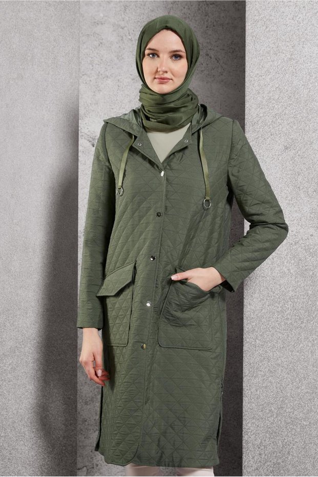 Hooded Trench Coat 10912
