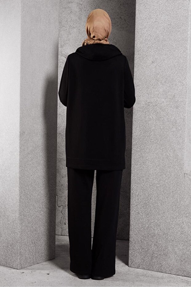 BASKILI EŞOFMAN TUNİK 45111 - 3