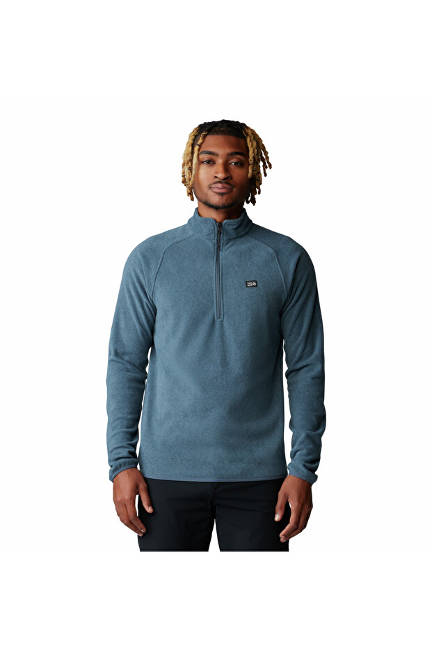 Microchill 1/4 Zip Pullover Erkek Polar Üst - 1