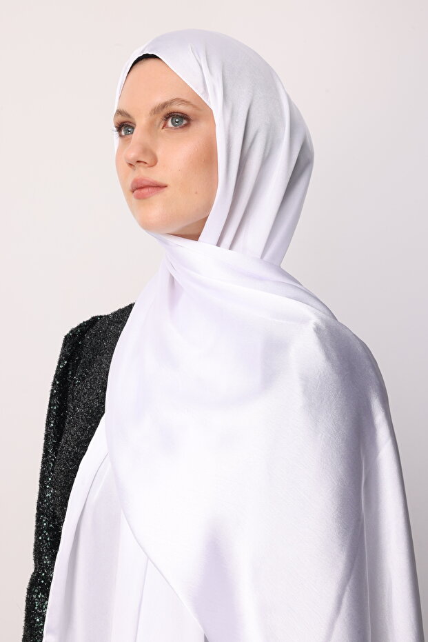 Beyaz Diamond Aura Şal - 1
