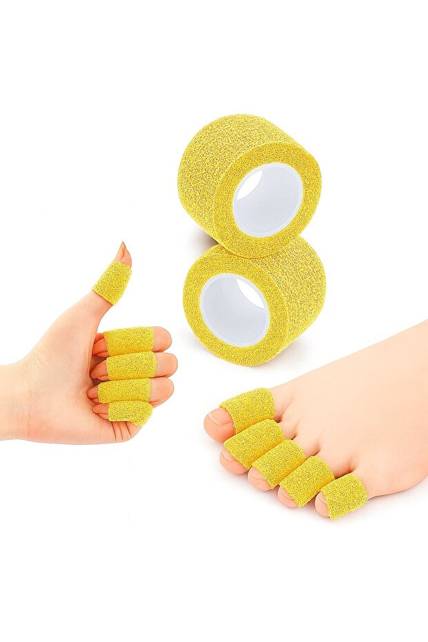 Elastic Self-Adhesive Coban Bandage Adhesive Coban 2.5 cm X 4.5 Meters Quantity - 2