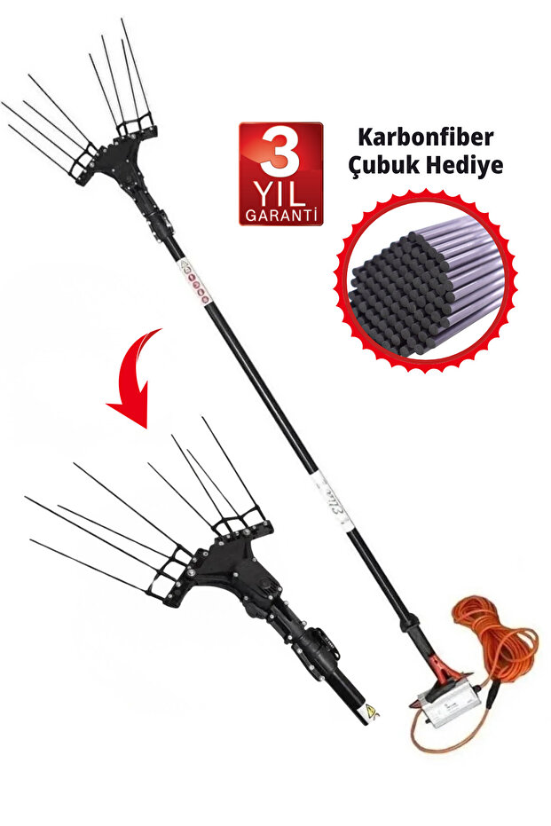 Sensörlü ve Devir Ayarlı Zeytin Hasat Makinası 750 Watt - 1