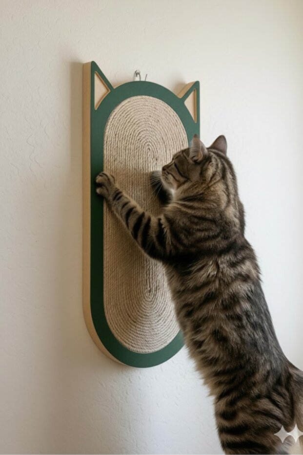 لوح خدش للقطط قابل للتركيب على الحائط - 1