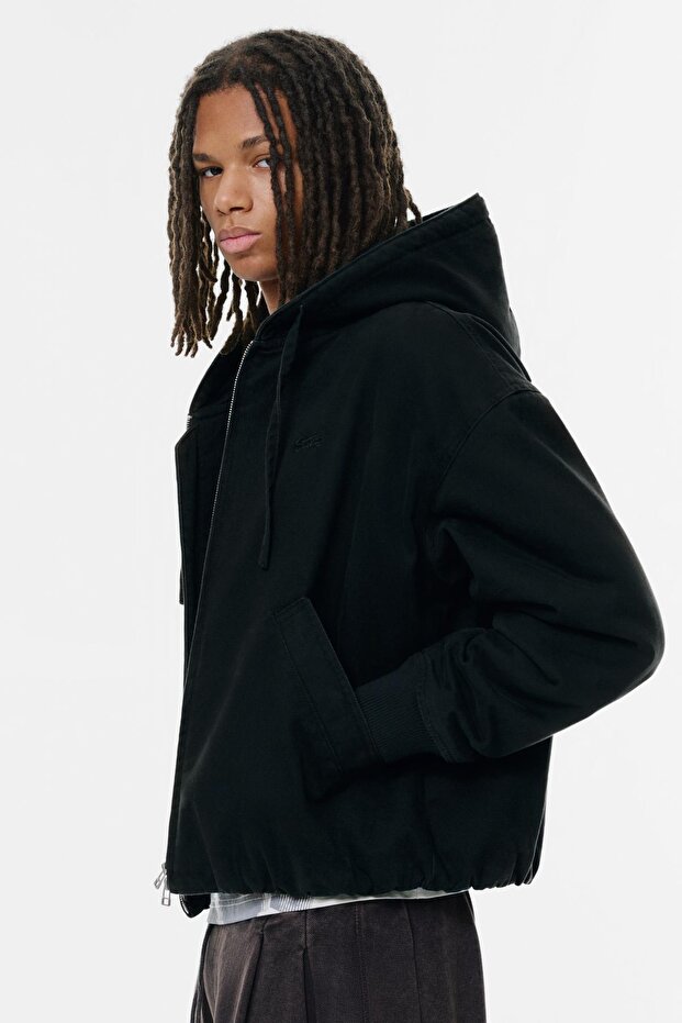 STWD kapüşonlu bomber ceket - 4