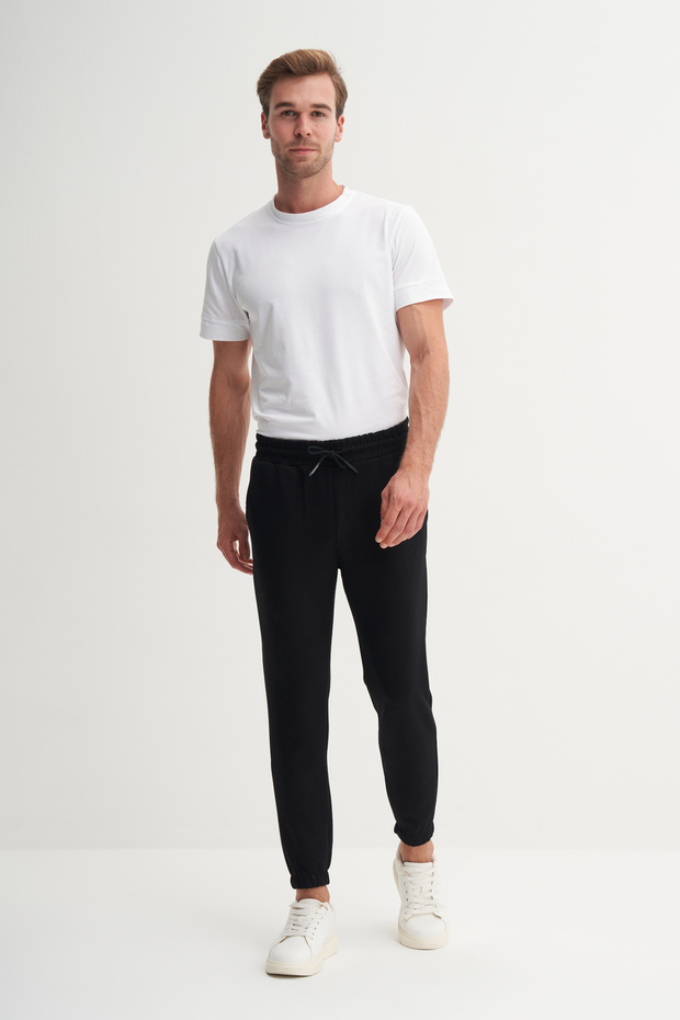 Slim Fit Waist-Tie Modal Sweatpants (25 Winter)